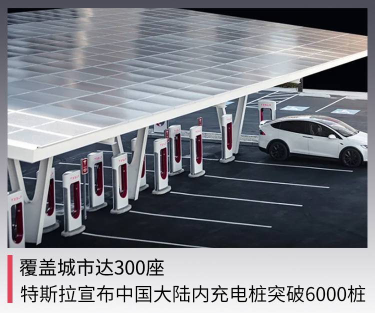 覆盖300个城市:特斯拉宣布中国大陆充电桩突破6000桩